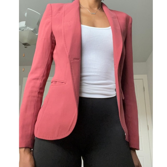 H&M Red fitted Blazer - Picture 2 of 14